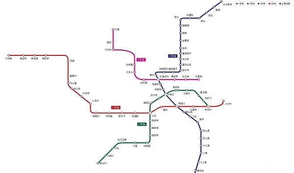 重慶地鐵線路圖