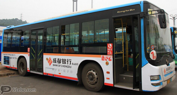 樂山公交車身廣告投放案例