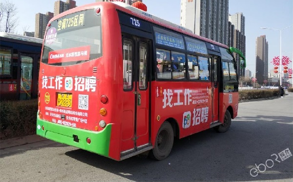 58同城公交車身廣告投放案例