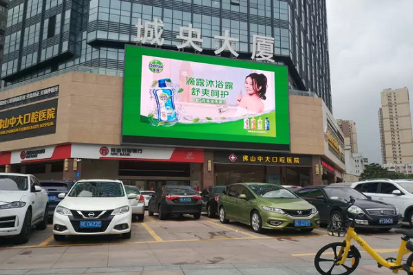 滴露商業區LED廣告投放案例