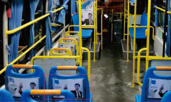 玉林公交車背椅廣告