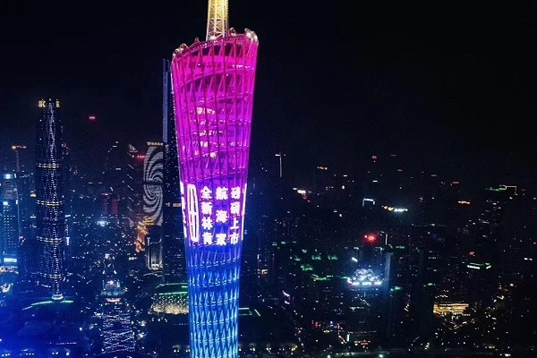 林肯汽車廣州塔LED廣告